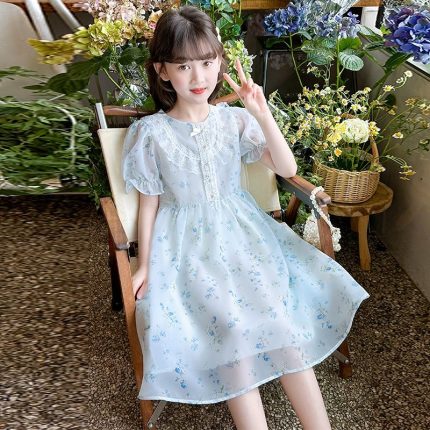 Vestido floral infantil